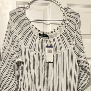 Ralph Lauren Winter Cream maxi dress size 10